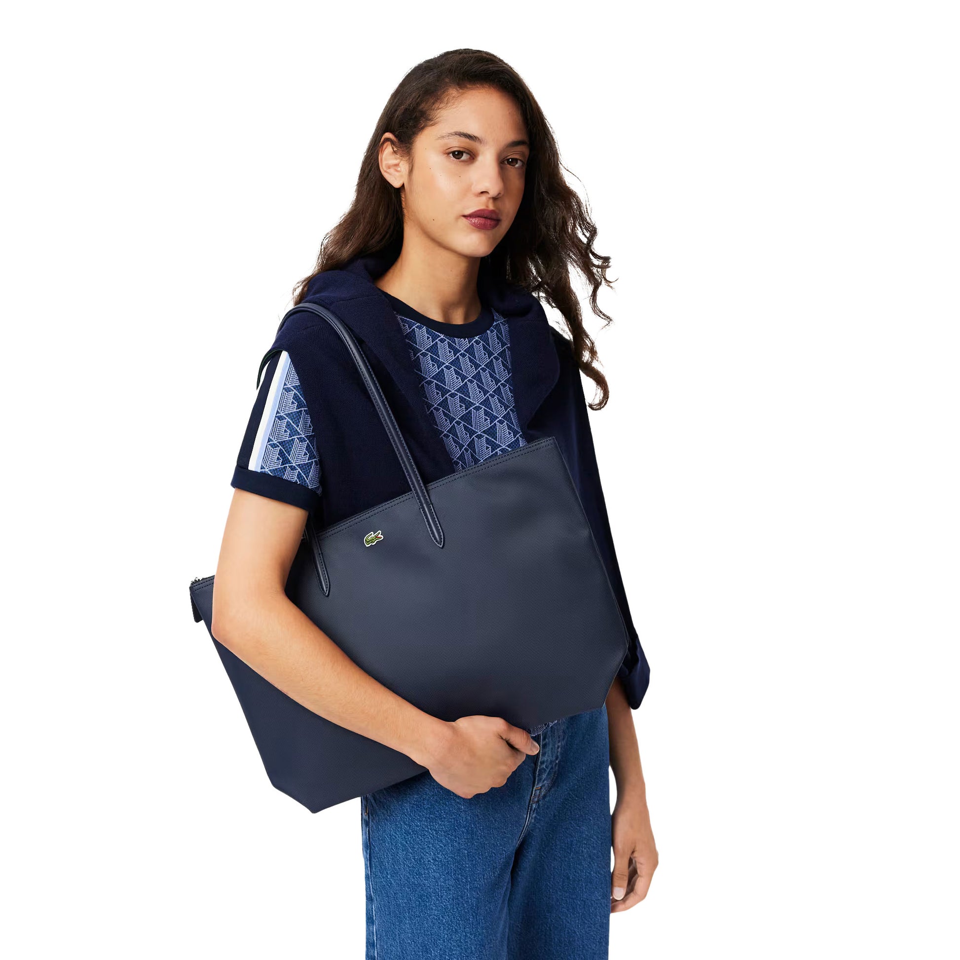 Lacoste Large L.12.12 Concept Tote Penombre  - NF1888PK-141
