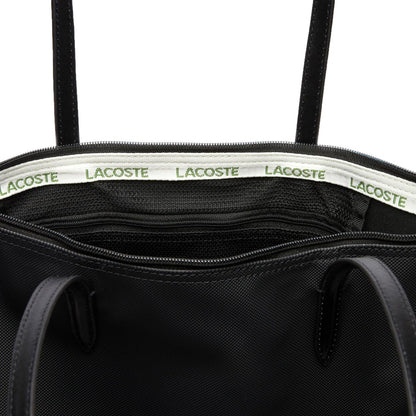Lacoste L.12.12 Concept Vertical Zip Tote Bag Black  - NF1890PO-000
