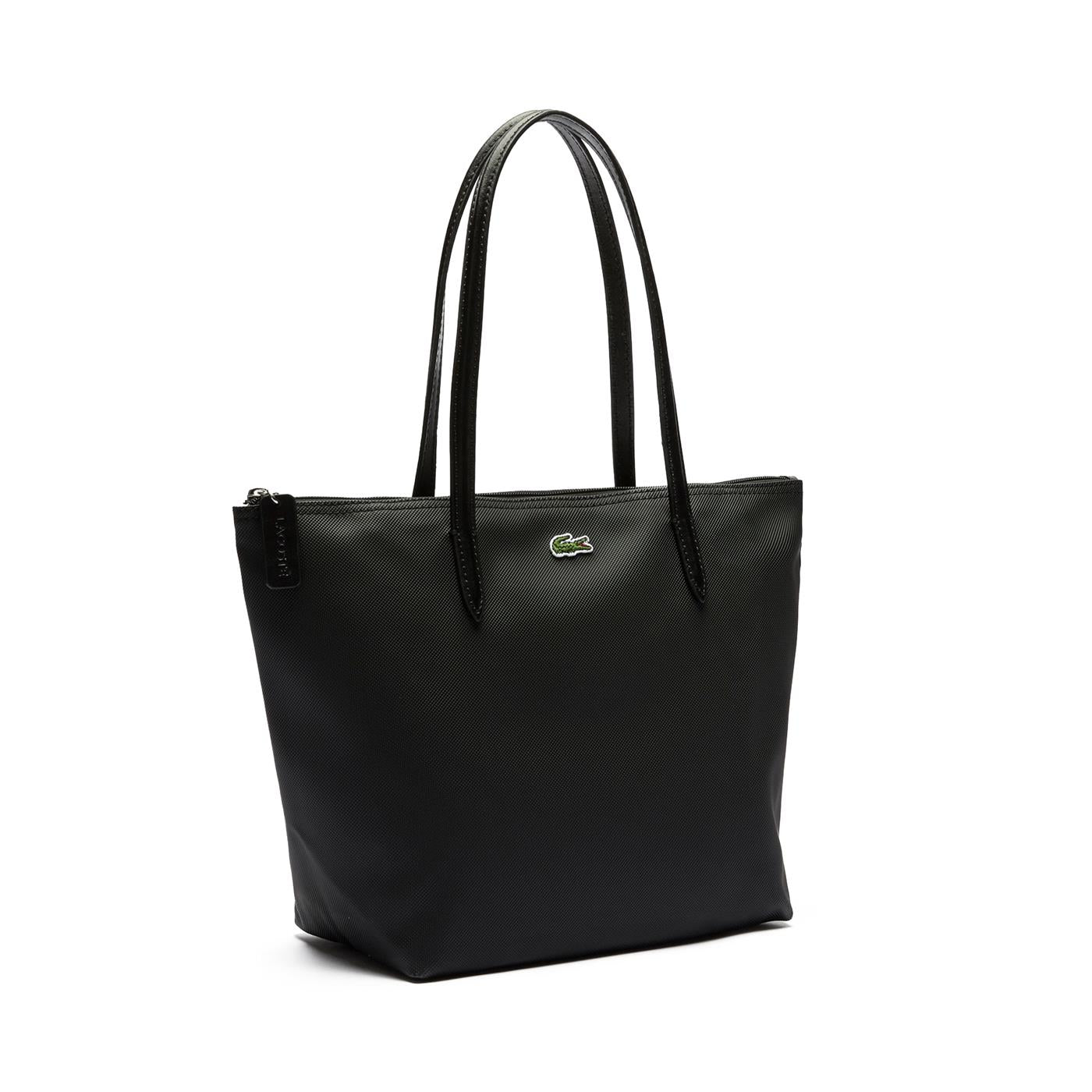 Lacoste L.12.12 Concept Small Zipped Tote Black  - NF2037PO-000
