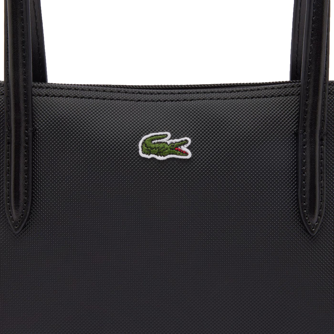 Lacoste L.12.12 Concept Small Zipped Tote Black  - NF2037PO-000