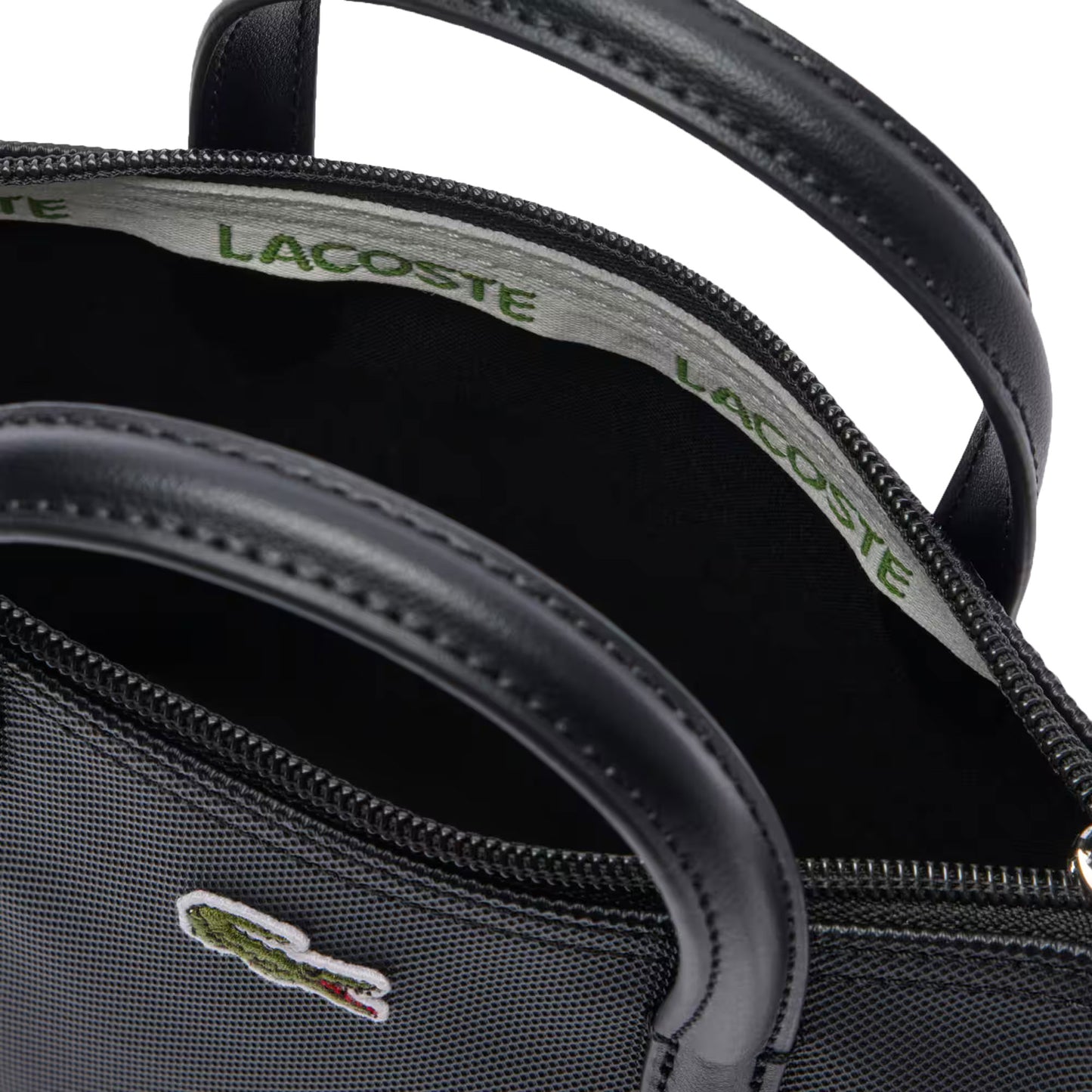 Lacoste Mini Zip L.12.12 Concept Petit Piqué Coated Canvas  - NF2609PK-000