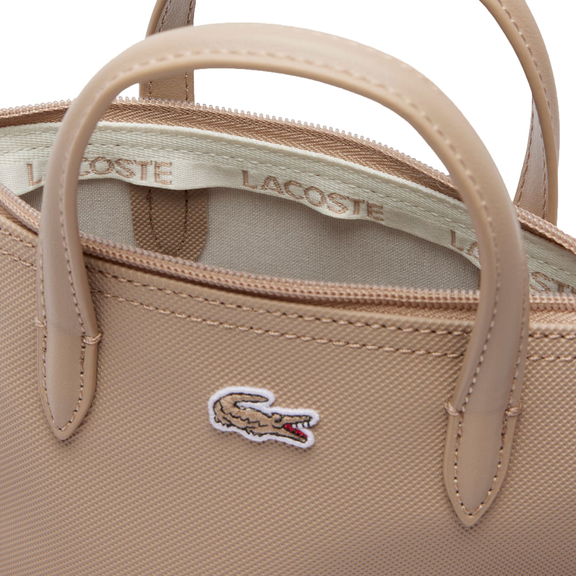 Lacoste Mini Zip L.12.12 Concept Petit Piqué Coated Canvas  - NF2609PK-Q47
