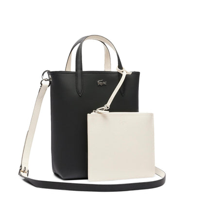 Lacoste Vertical Shopping Bag Black/Flour  - NF2991AA-M66