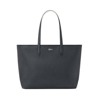 Lacoste Anna Zipped Shopping Bag Black/Flour  - NF4823AA-M66