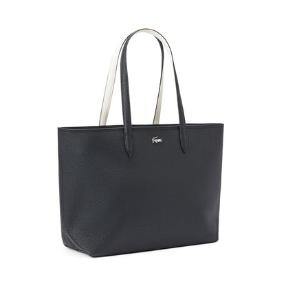 Lacoste Anna Zipped Shopping Bag Black/Flour  - NF4823AA-M66