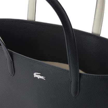Lacoste Anna Zipped Shopping Bag Black/Flour  - NF4823AA-M66