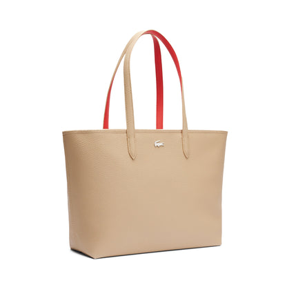 Lacoste Anna Zipped Shopping Bag Viennois/Grenadine  - NF4823AA-Q61