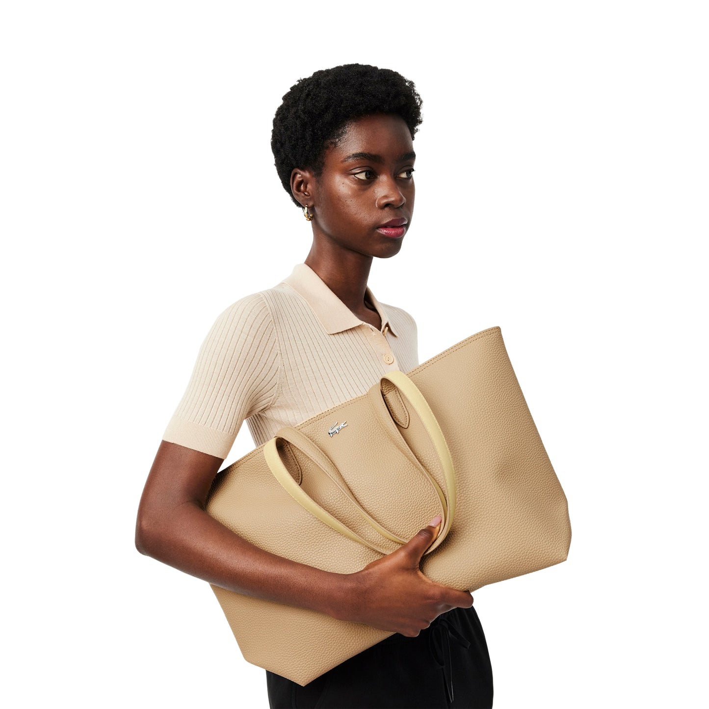 Lacoste Anna Zipped Shopping Bag Viennois/Soja  - NF4823AA-T36