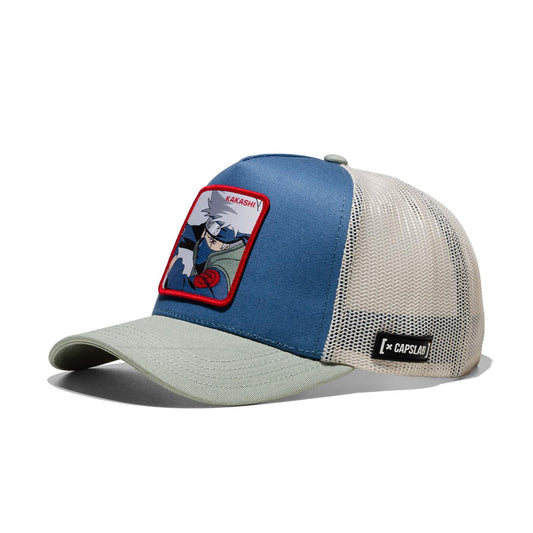 Capslab Naruto Shippuden Kakashi Hatake Trucker Denim/Grey  - NS3-NAV