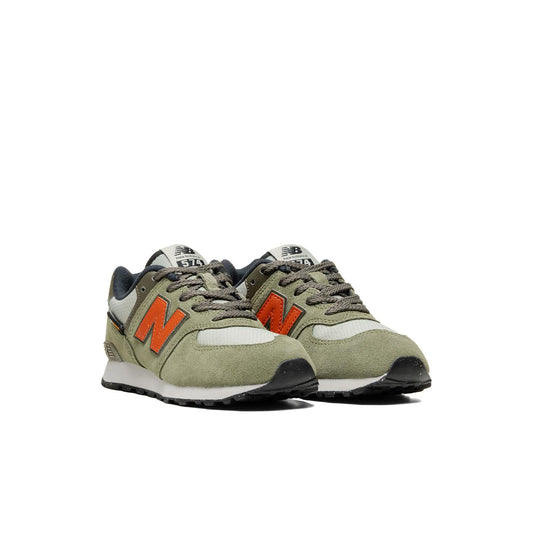 New Balance 574 Dark Olivine/Infield Clay  - PC574SOF