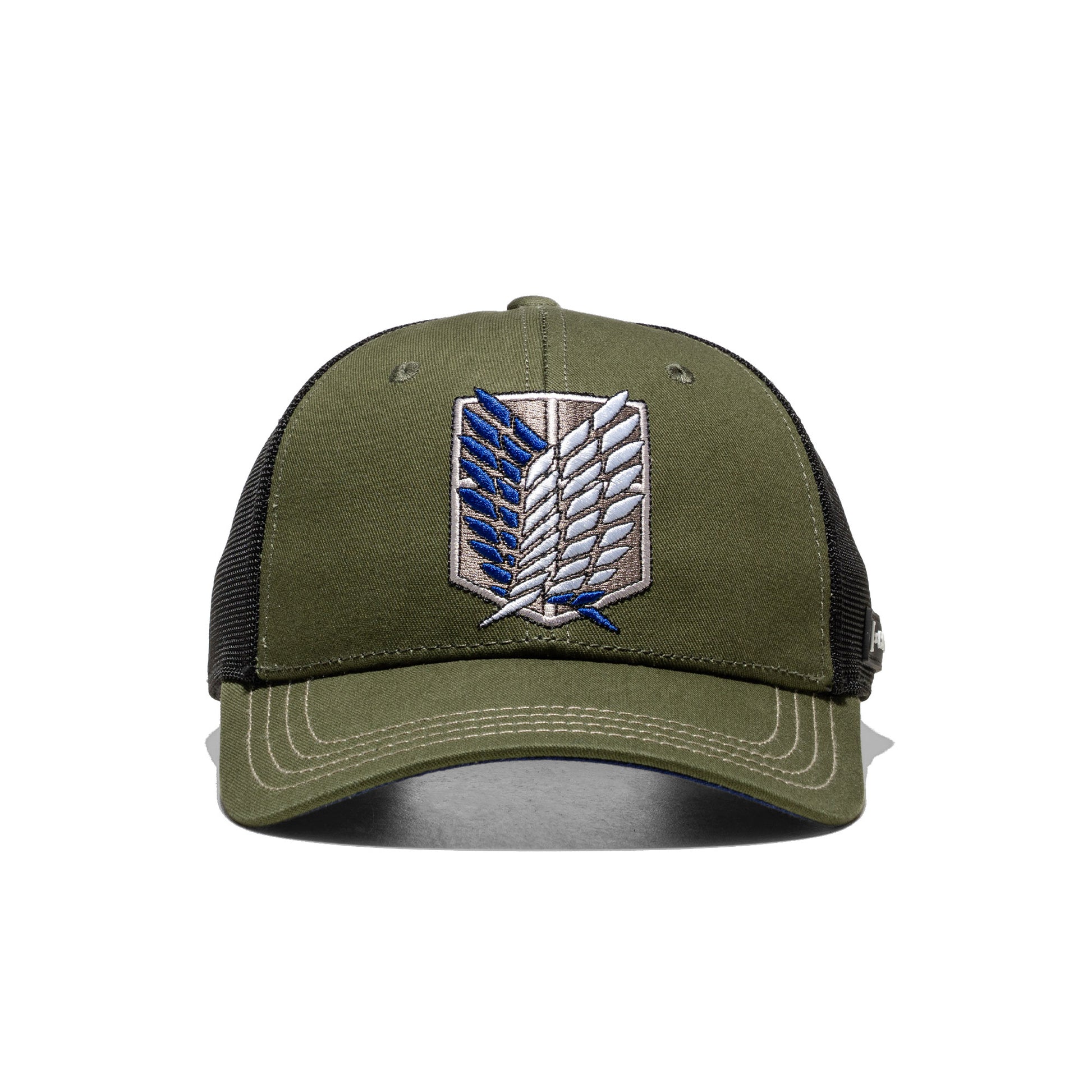 Capslab Attack on Titan Scouts Trucker Cap Army Green/Black  - PCS-SCO