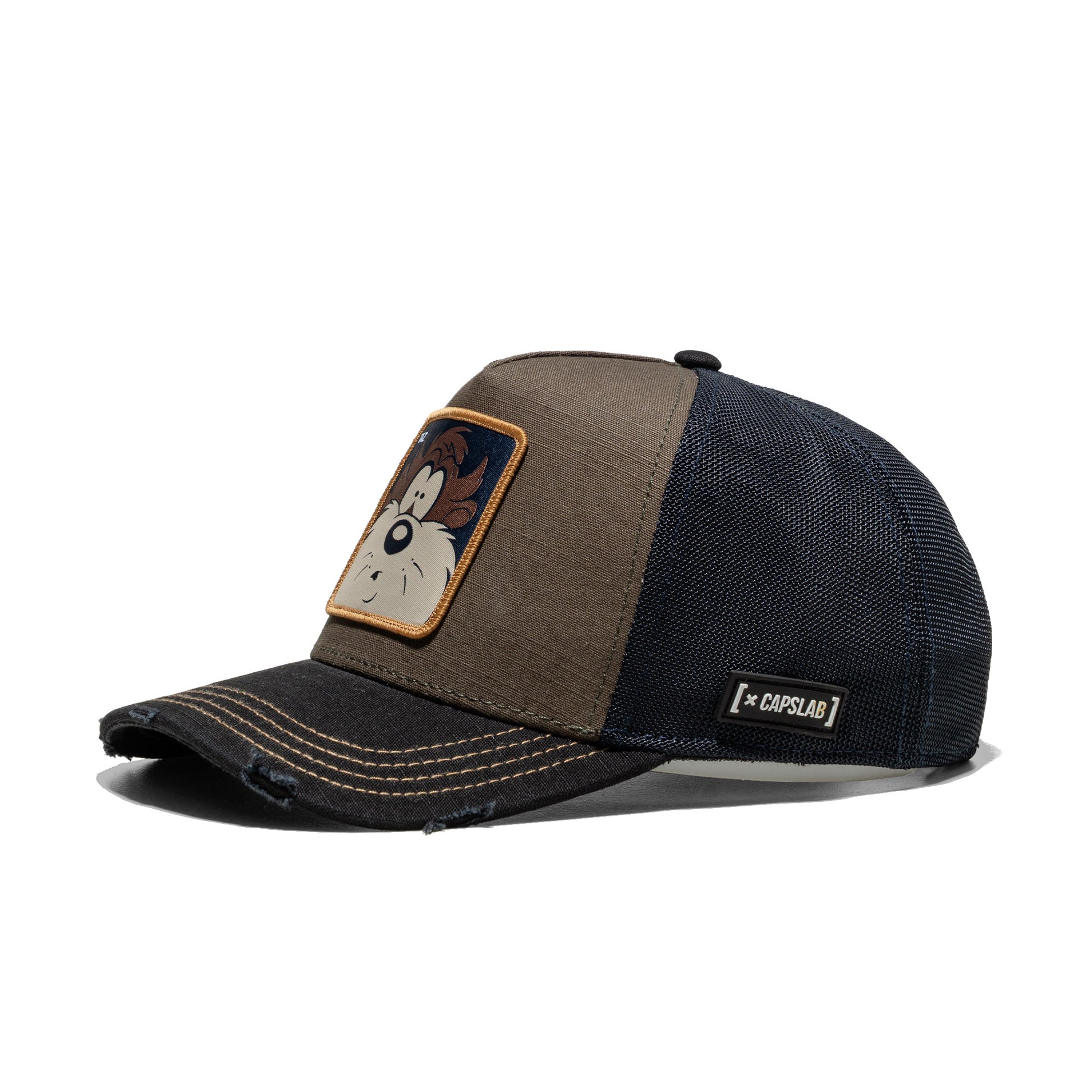 Capslab Looney Tunes Taz Trucker Cap Brown/Black  - PCT-TA2