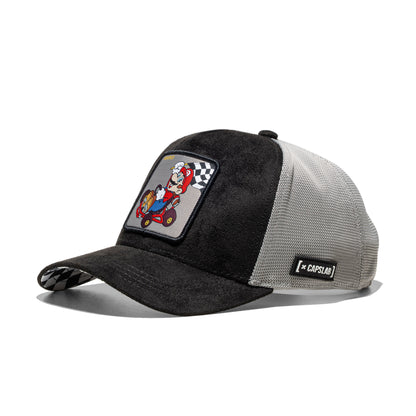 Capslab Super Mario Kart Trucker Black/Grey  - PCTCHE