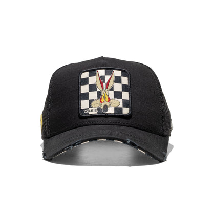 Capslab Looney Tunes Wild Coyote Trucker Black  - PCTWIL
