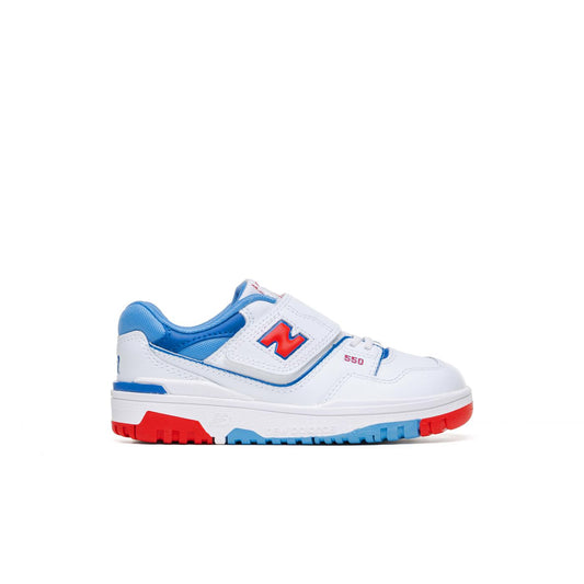 New Balance 550 White/True Red  - PHB550CH