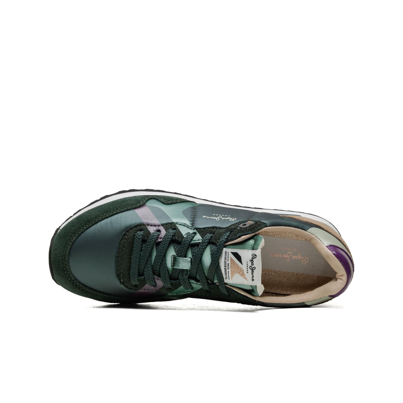 Pepe Jeans Brit Prints W Forest Green  - PLS40021-682