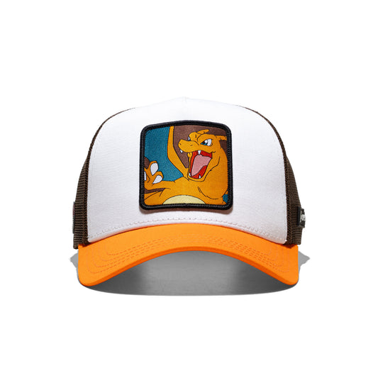 Capslab Pokémon Charizard Trucker Cap White/Orange/Black  - PMK6-CHA