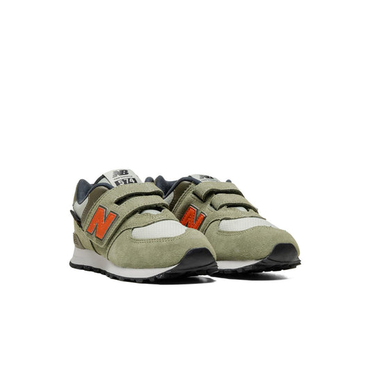 New Balance 574 Dark Olivine/Infield Clay  - PV574SOF