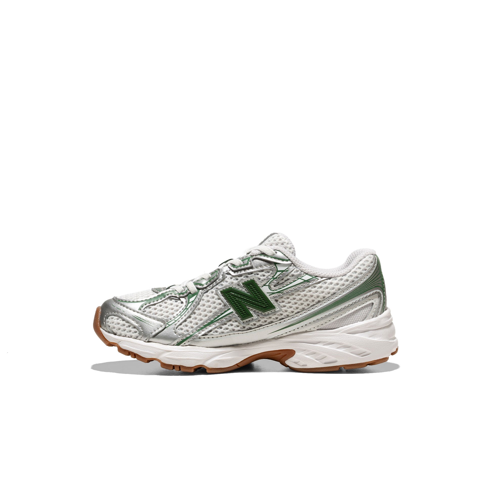 New Balance 740 Silver Metallic/Dark Alpine Green  - PZ740SF