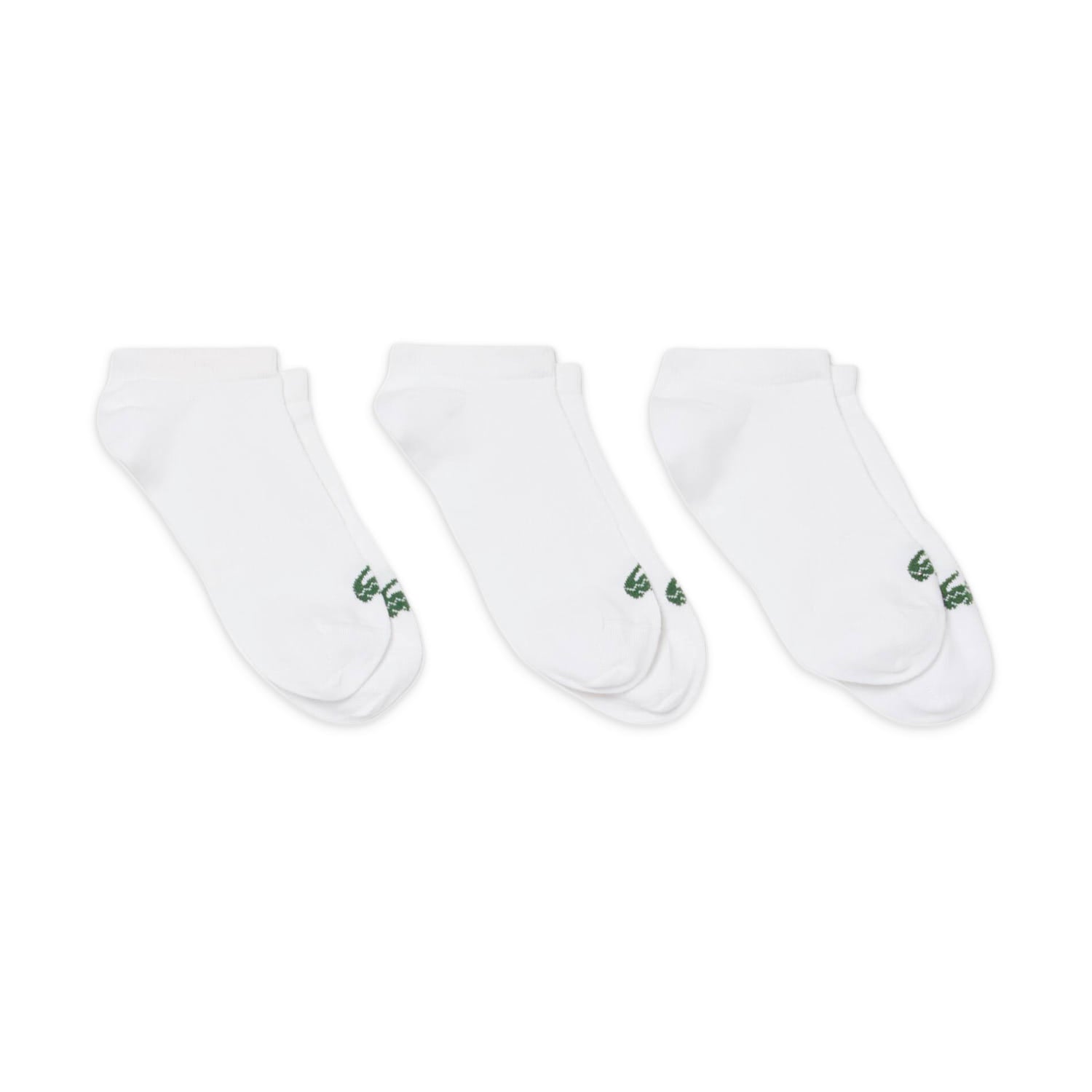 Lacoste 3-Pack Low Socks White  - RA9101-001