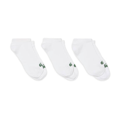 Lacoste 3-Pack Low Socks White  - RA9101-001