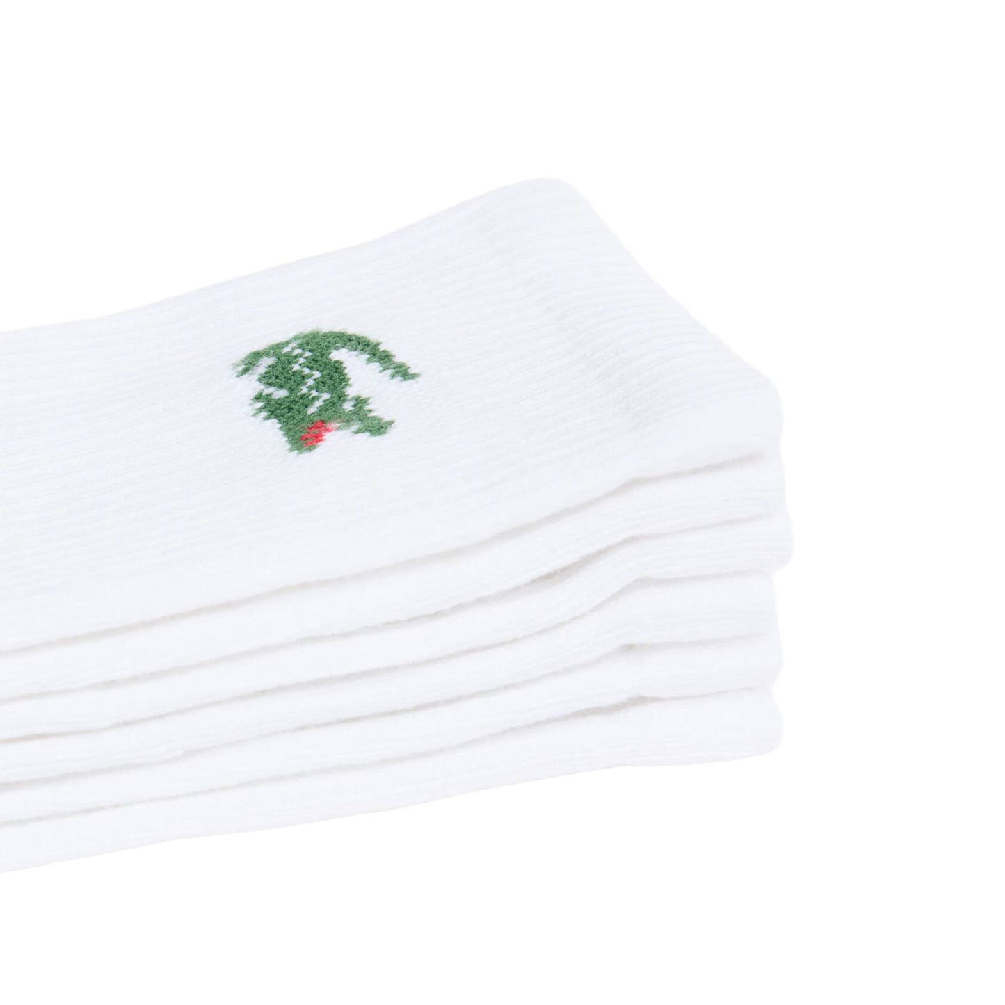 Lacoste 3 Pack Long Sport Crew Socks White  - RA9246-001