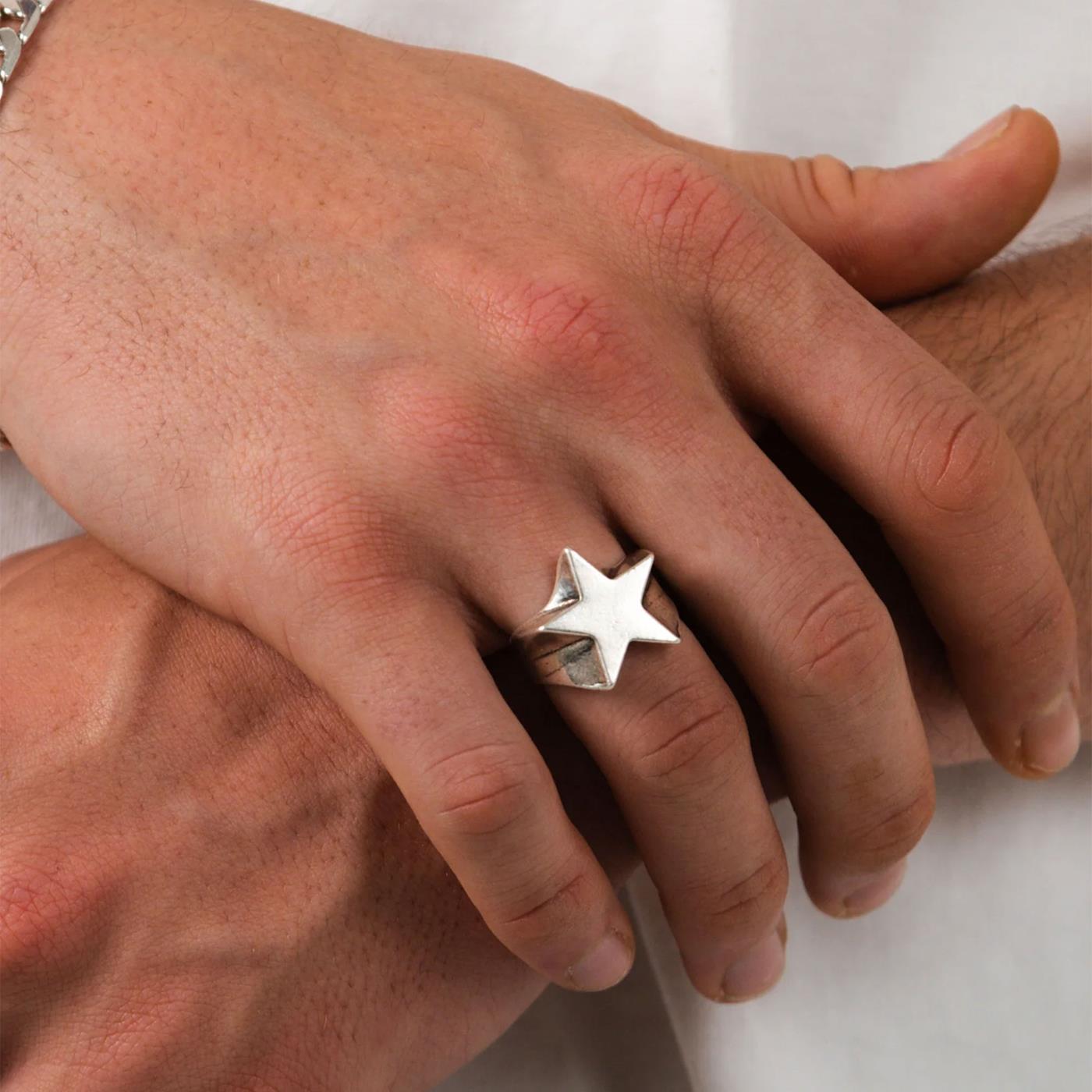 TwoJeys Shooting Star Ring Silver  - RBS201