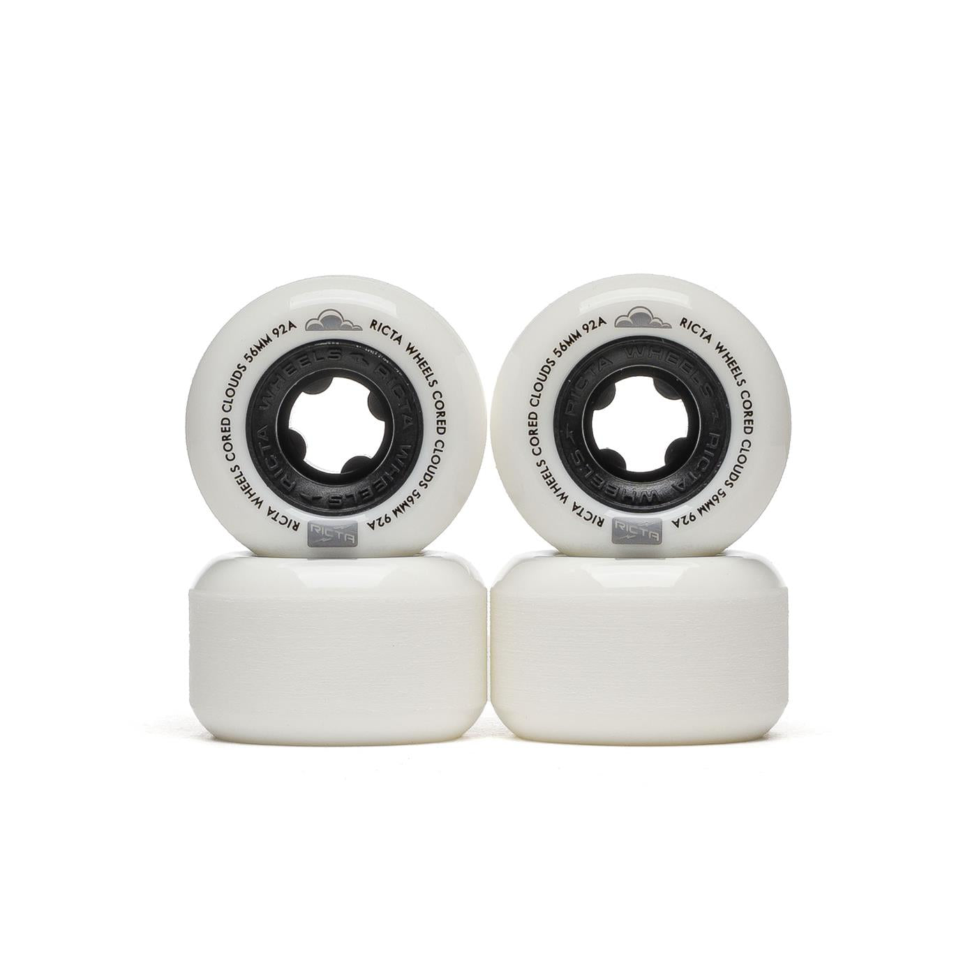 Ricta Wheels Clouds 92A White/Black  - RICSKW9112