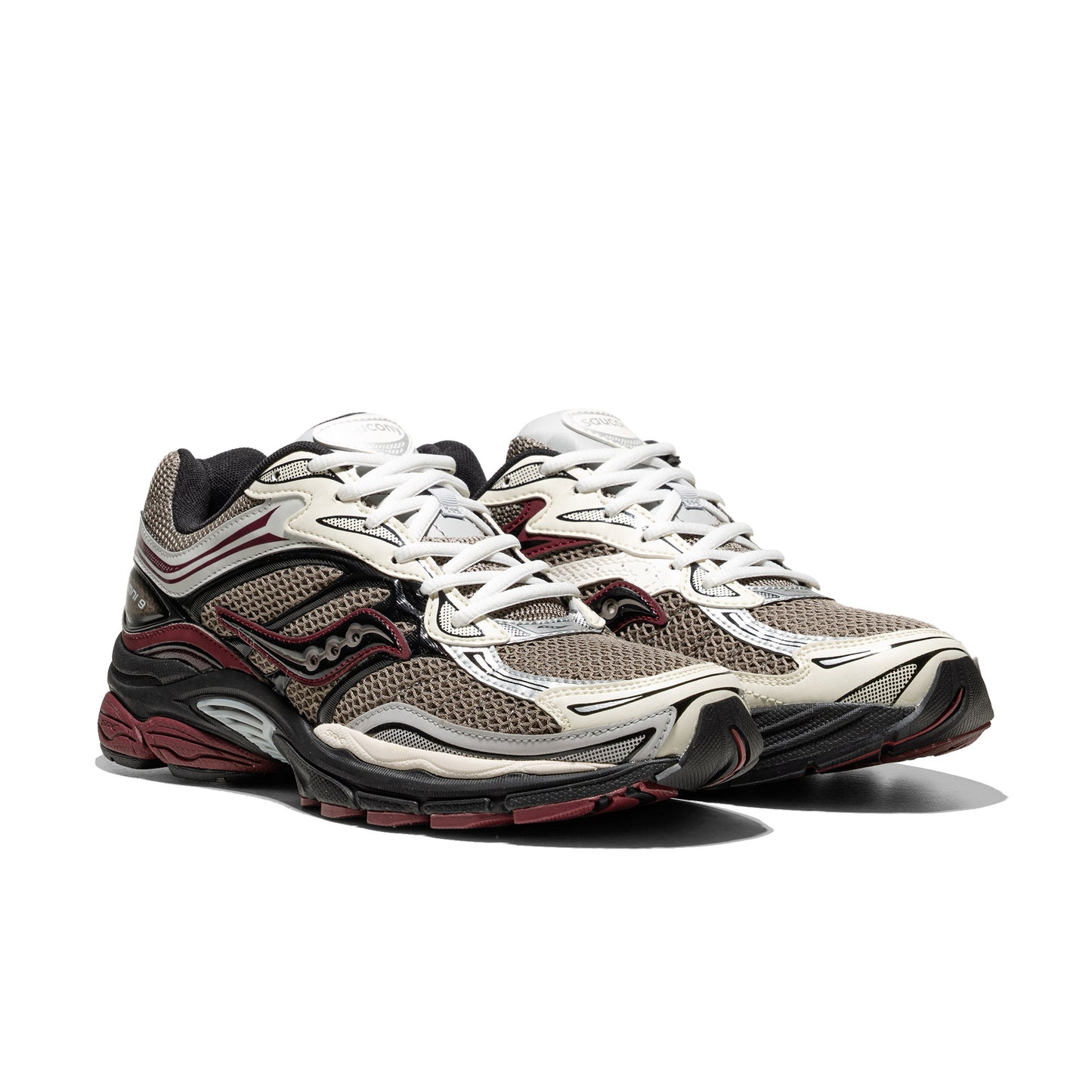 Saucony Progrid Omni 9 Tan/Maroon  - S70832-8