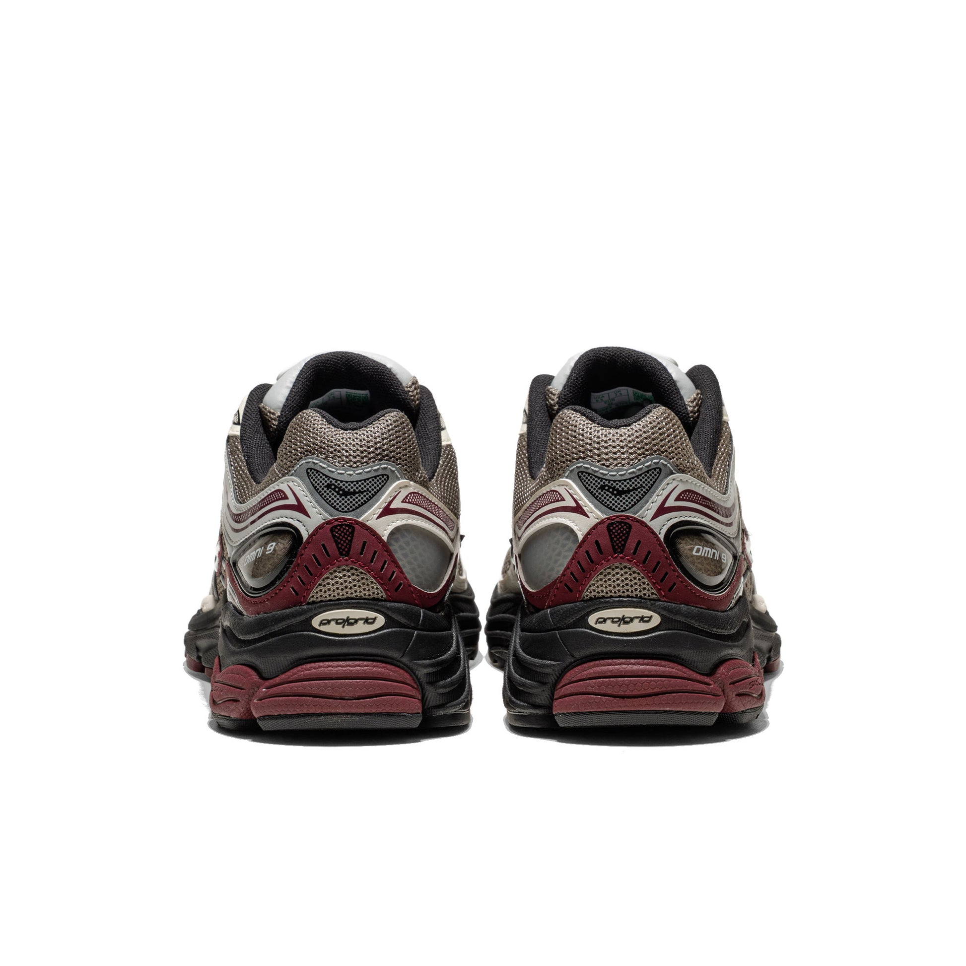 Saucony Progrid Omni 9 Tan/Maroon  - S70832-8