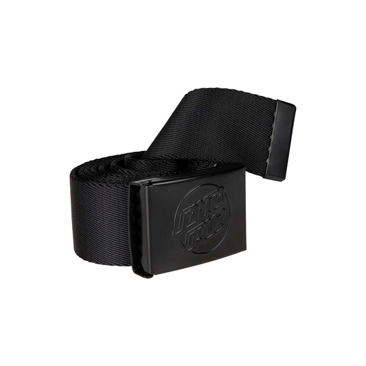 Santa Cruz Opus Dot Emboss Belt Black  - SCA-BEL-0177