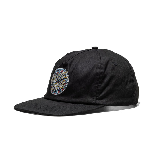 Santa Cruz Salba Eyes Dot Snapback Black  - SCA-CAP-0530