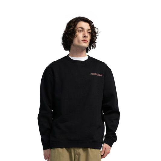 Santa Cruz Roskopp Destruct Dot Crew Black  - SCA-CRW-1577