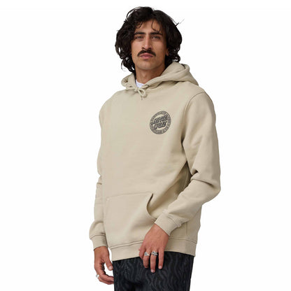 Santa Cruz Loco Dot Hoodie Stone Grey  - SCA-HDY-10318