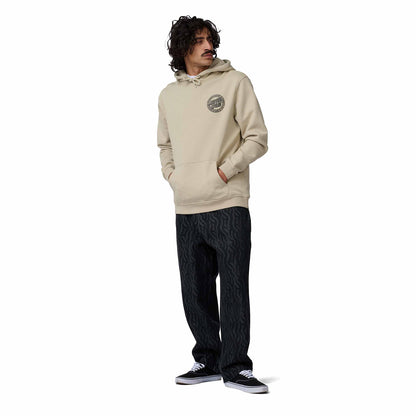 Santa Cruz Loco Dot Hoodie Stone Grey  - SCA-HDY-10318