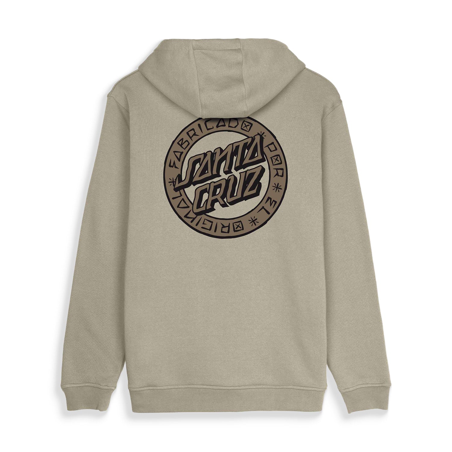 Santa Cruz Loco Dot Hoodie Stone Grey  - SCA-HDY-10318
