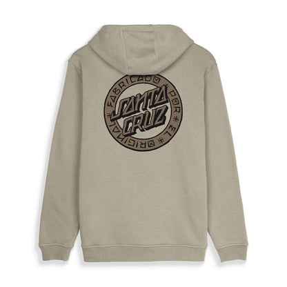 Santa Cruz Loco Dot Hoodie Stone Grey  - SCA-HDY-10318