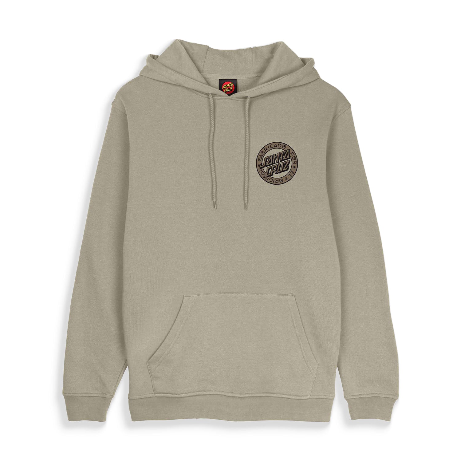 Santa Cruz Loco Dot Hoodie Stone Grey  - SCA-HDY-10318