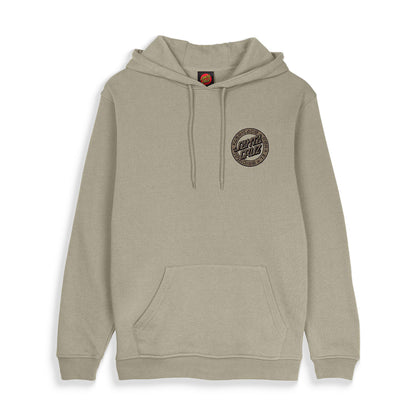 Santa Cruz Loco Dot Hoodie Stone Grey  - SCA-HDY-10318