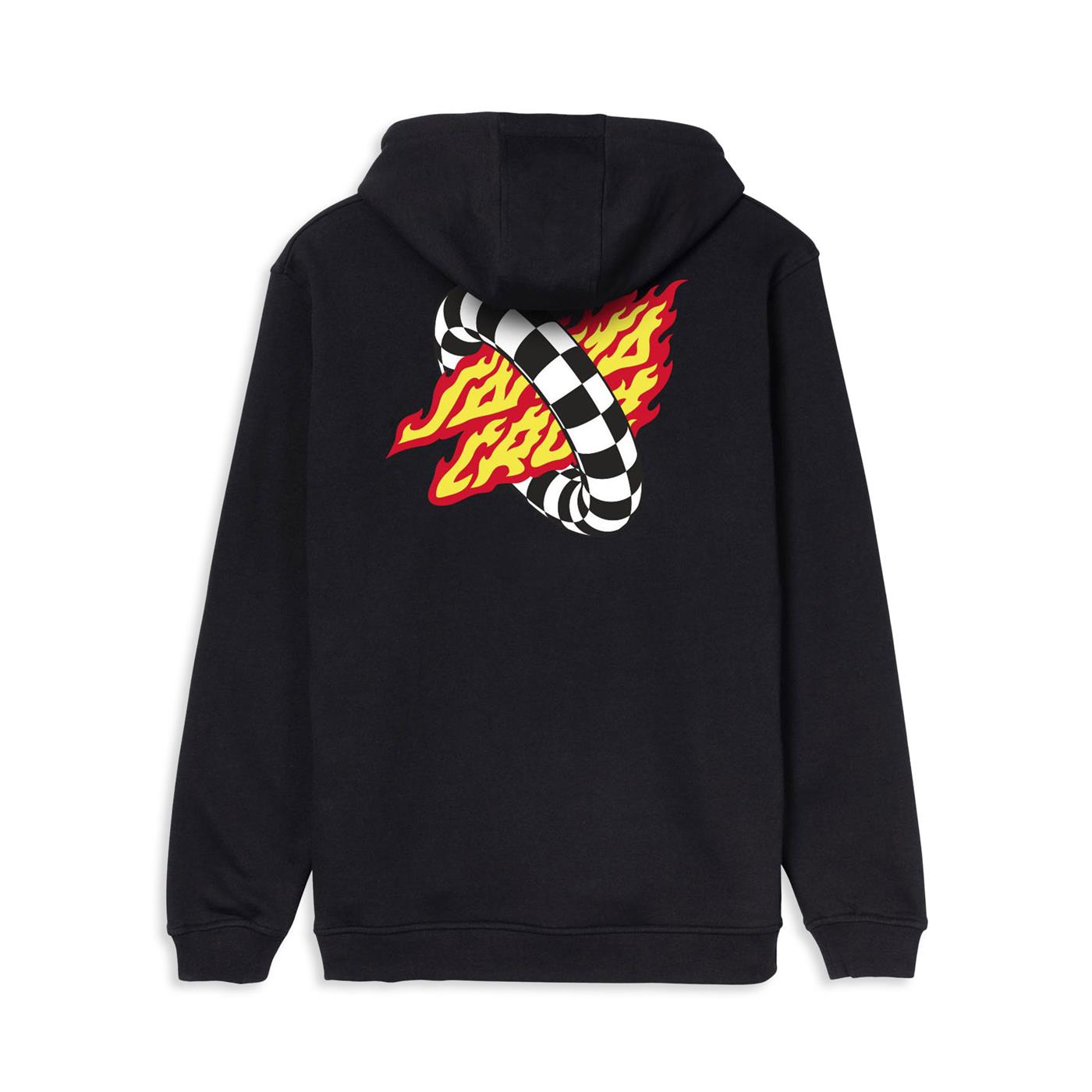 Santa Cruz Goal Flame Hoodie Black  - SCA-HDY-6272