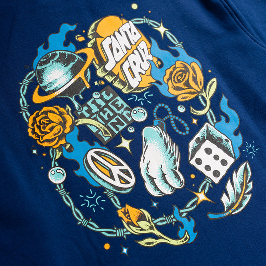 Santa Cruz Lucky Day Hood Deep Cobalt
