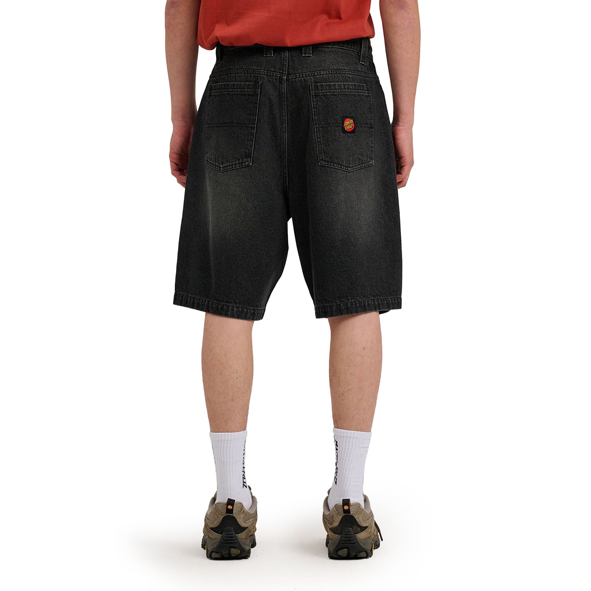 Santa Cruz Big Shorts Washed Black  - SCA-SHR-5398