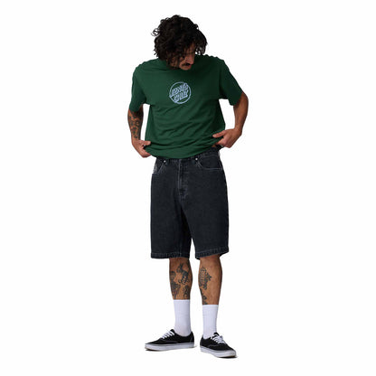 Santa Cruz Stamped Big Shorts Black  - SCA-SHR-5605