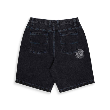 Santa Cruz Stamped Big Shorts Black  - SCA-SHR-5605