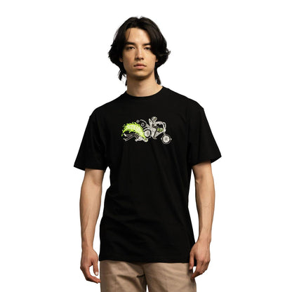 Santa Cruz Slime Balls Scene Report T-Shirt Black  - SCA-TEE-11020