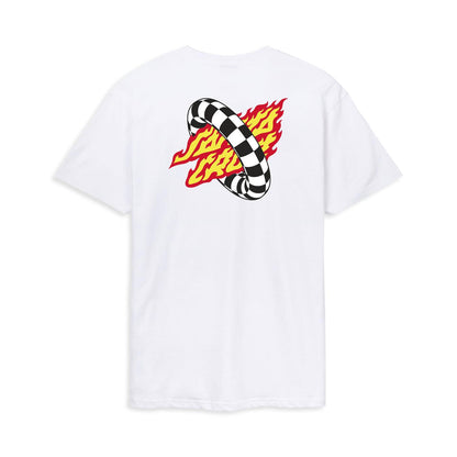 Santa Cruz Goal Flame T-Shirt White  - SCA-TEE-11381