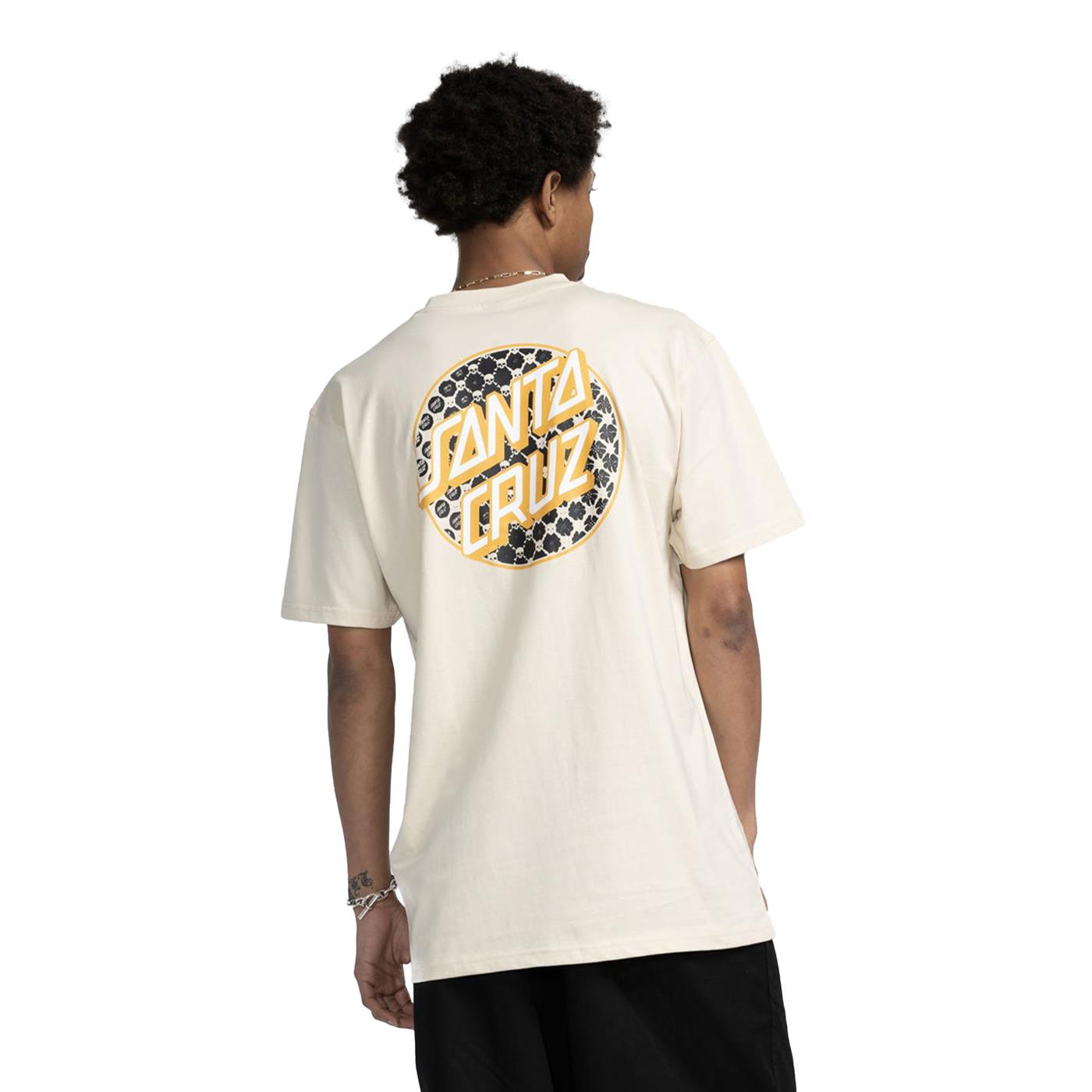 Santa Cruz Meyer Freestyle Dot T-Shirt Chalk  - SCA-TEE-11561