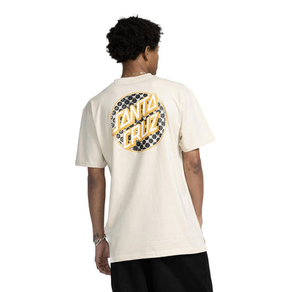 Santa Cruz Meyer Freestyle Dot T-Shirt Chalk  - SCA-TEE-11561