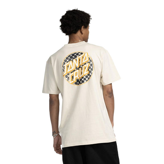 Santa Cruz Meyer Freestyle Dot T-Shirt Chalk  - SCA-TEE-11561