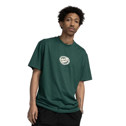 Santa Cruz MFG Oval Dot Front T-Shirt Rainforest  - SCA-TEE-11597